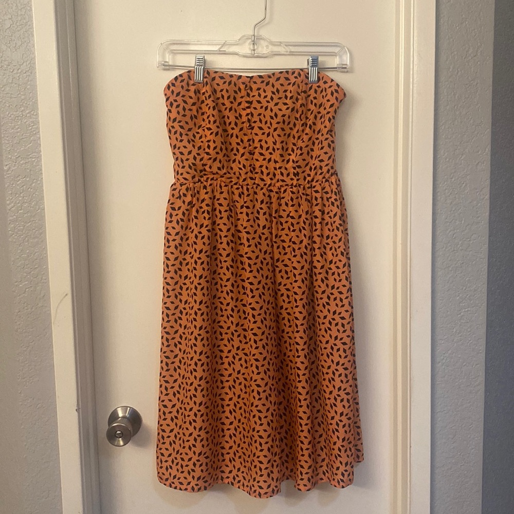 Strapless print Torrid Summer Dress